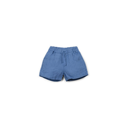 Play up Blauwe linnen short