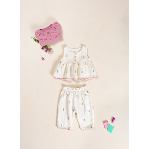 Play up Mouwloze top met print Play up Mouwloze top met print