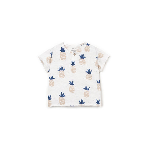 Play up T-shirt met blauwe print
