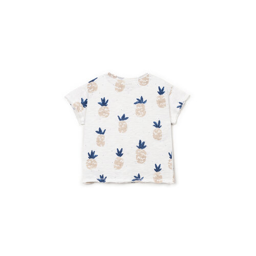 Play up T-shirt met blauwe print