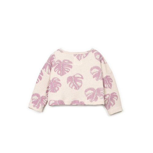 Play up Jersey truitje met roze print