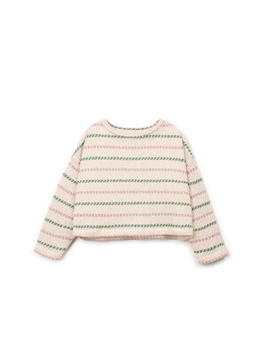 Play up Striped Jersey Sweater | Sculpture