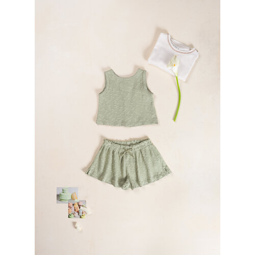 Play up Mouwloze groene top Play up Mouwloze groene top