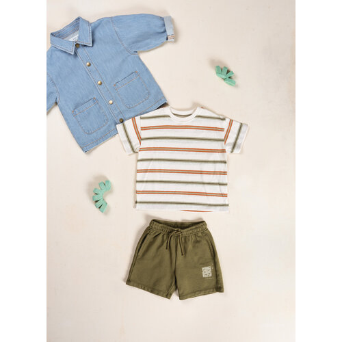 Play up Gestreept t-shirt