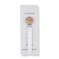 Aina Misty-Blue Pacifier Clip