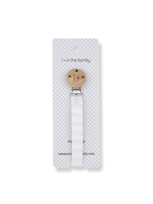1 + in the family Aina Misty-Blue Pacifier Clip