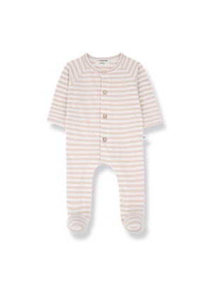 1 + in the family Felip Blossom Jumpsuit W/Feet 1 + in the family Felip Blossom Jumpsuit W/Feet