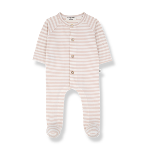 1 + in the family Felip Blossom Jumpsuit W/Feet 1 + in the family Felip Blossom Jumpsuit W/Feet
