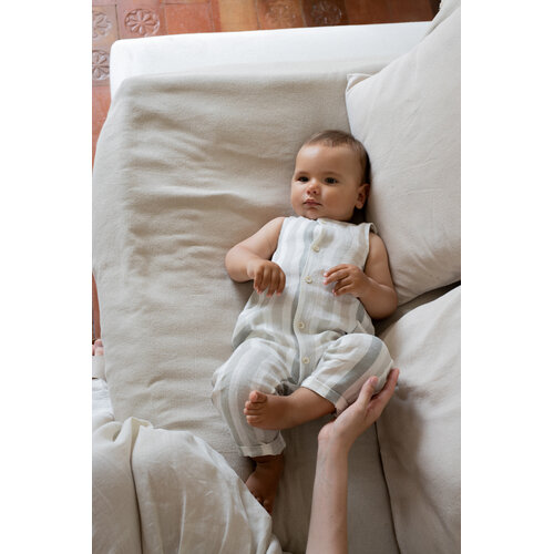 1 + in the family Licht gestreepte jumpsuit