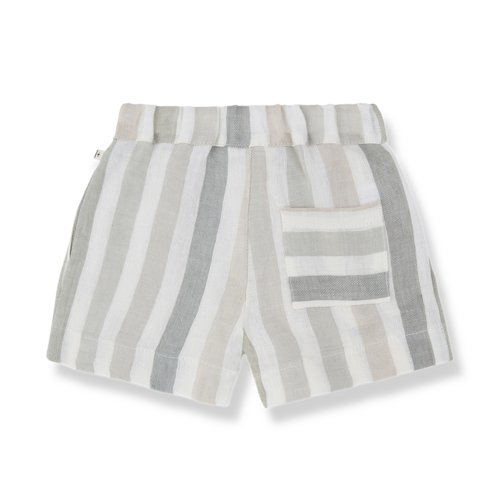 1 + in the family Licht gestreepte linnen broekje