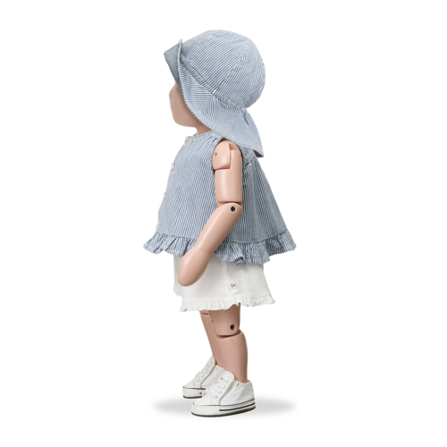 1 + in the family Denim top met ruffle 1 + in the family Denim top met ruffle