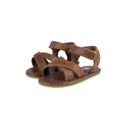 Donsje Baby sandaaltje in cognac bruin leer