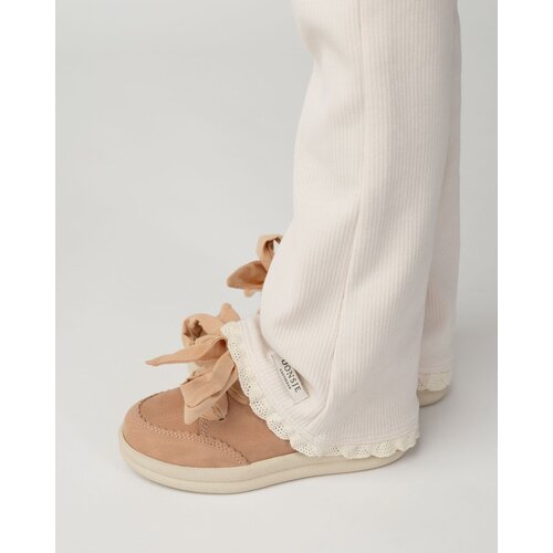 Donsje Leren sneaker in roze