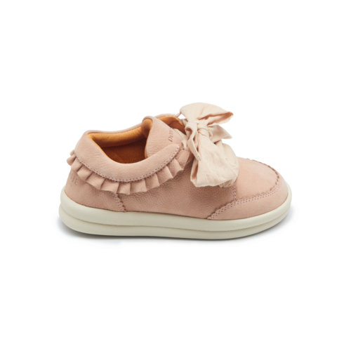 Donsje Leren sneaker in roze