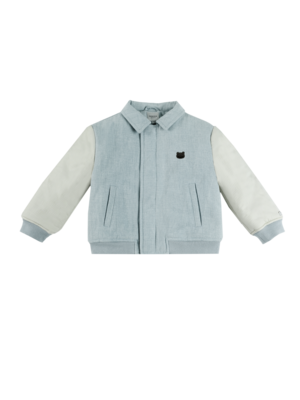 Donsje Zemmie Denim Jacket | Bear | Ice Blue