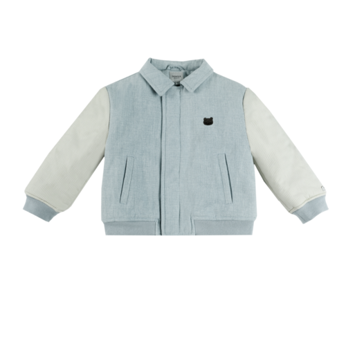 Donsje Zemmie Denim Jacket | Bear | Ice Blue