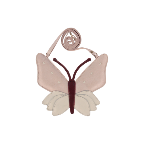 Donsje Leren tasje in de vorm van een vlinder