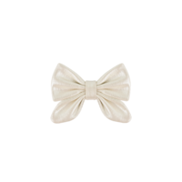 Flooria Clip | Off White Metallic Leather