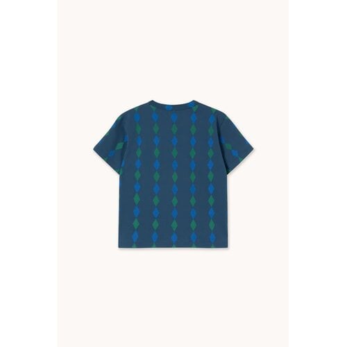 Tinycottons T-shirt met print in donkerblauw