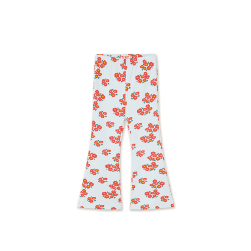 Tinycottons Licht blauwe flaed legging met all-over print
