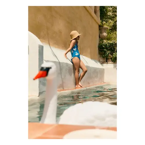 Tinycottons Badpak met zwanen print