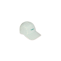Cyan Fine Stripes Cap