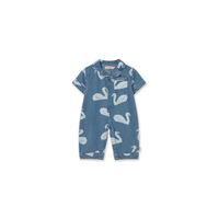 Big Swans Baby One-Piece