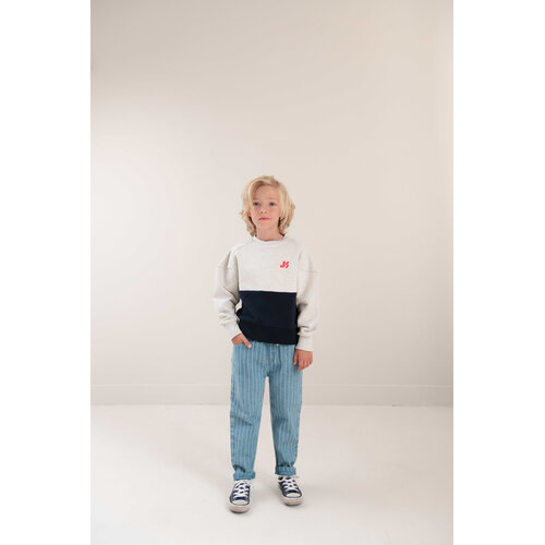 JENEST Grijs blauwe sweater