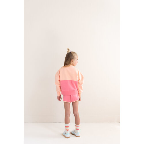 JENEST Roze oranje sweater JENEST Roze oranje sweater