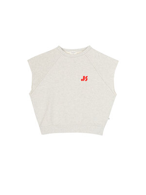 JENEST Joey Sleeveless Sweater| Grey Melange