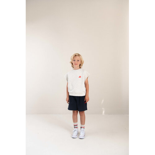 JENEST Grijze mouwloze sweater