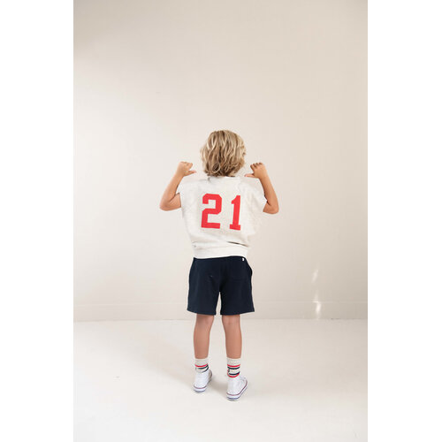 JENEST Grijze mouwloze sweater