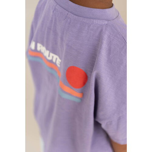 JENEST Oversized paars t-shirt