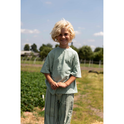 JENEST Oversized groen t-shirt