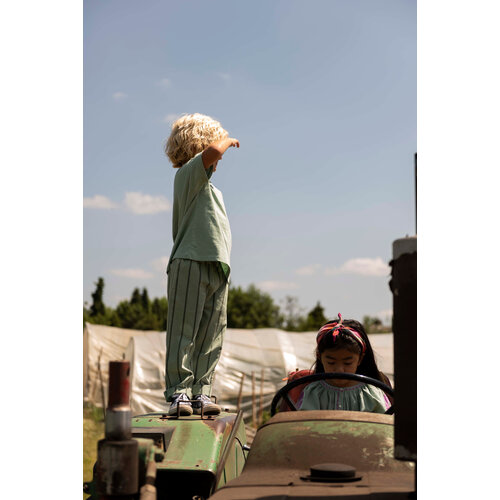 JENEST Oversized groen t-shirt