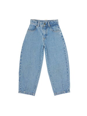 JENEST Balloon Denim Pants| Medium Wash