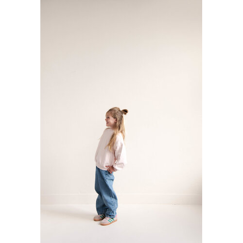 JENEST Roze sweater met opdruk