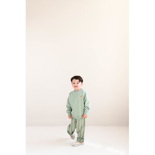 JENEST Groene sweater met opdruk