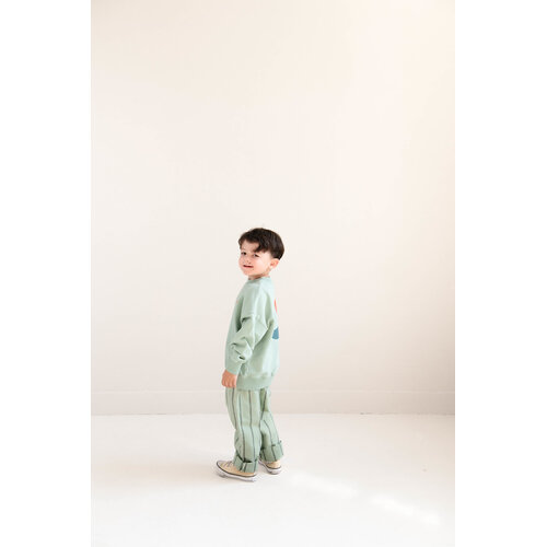 JENEST Groene sweater met opdruk