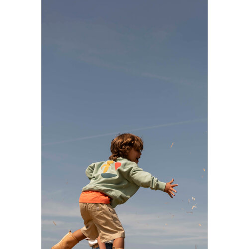 JENEST Groene sweater met opdruk