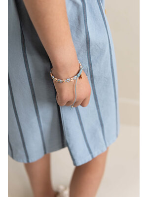 JENEST Flower Bracelet| Soft Yellow Fuchsia Pink