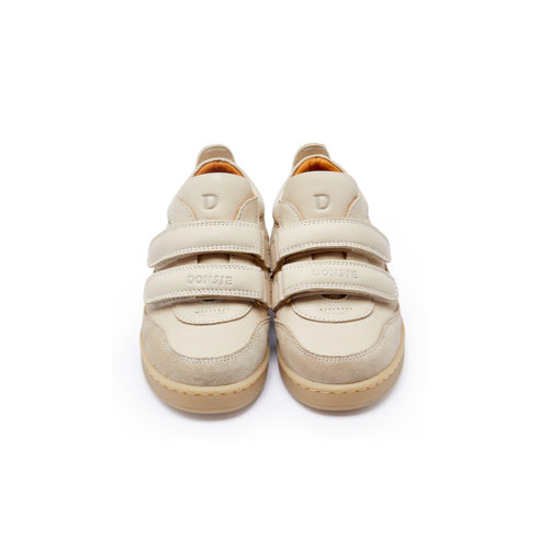 Donsje Leren sneaker met klittenband