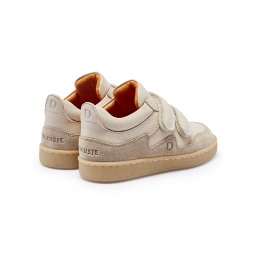 Donsje Leren sneaker met klittenband
