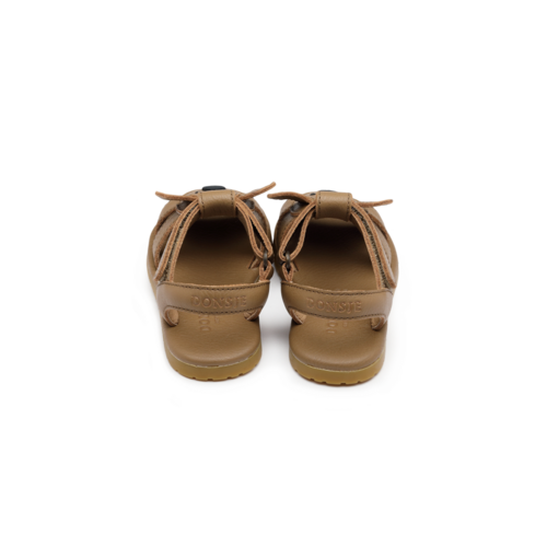 Donsje Bruine leren sandalen met koala