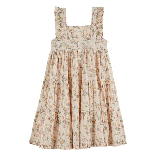 Emile Et Ida Half lange zomerjurk met bloemenprint