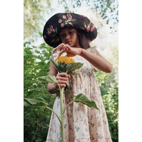 Emile Et Ida Half lange zomerjurk met bloemenprint