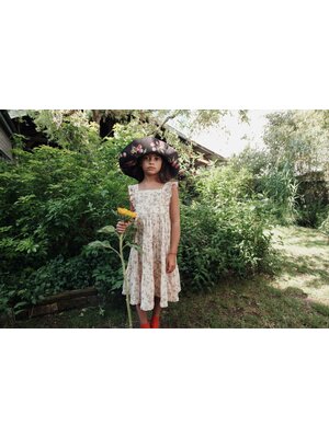 Emile & ida Printed Long Dress Rosier