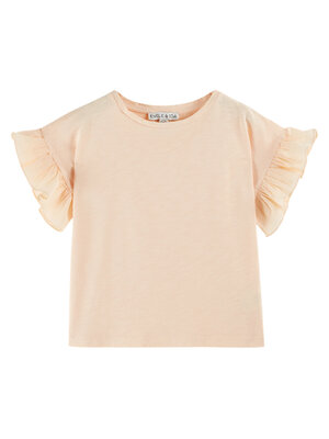 Emile & ida Slub Jersey T-Shirt Apricot