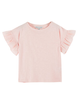 Emile Et Ida Slub Jersey T-Shirt Macaron
