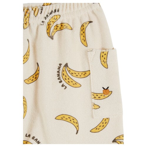 Emile Et Ida Badstof broekje met bananen print Emile Et Ida Badstof broekje met bananen print